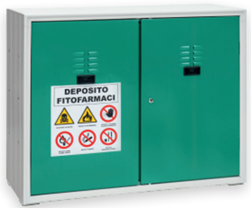 ARMADIO CONTENITORE FITOFARMACI  